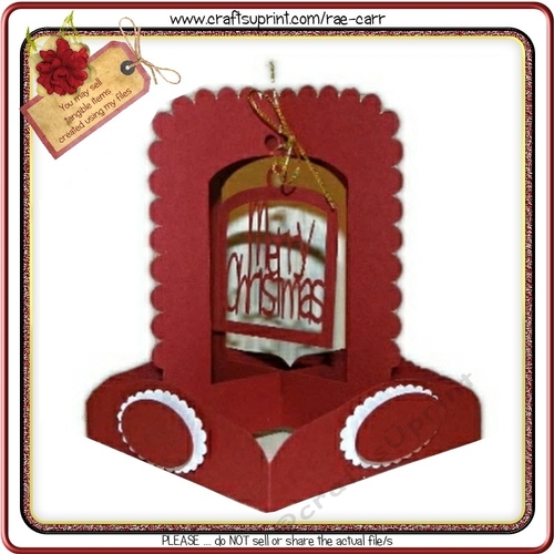 548 Christmas Gazebo Card