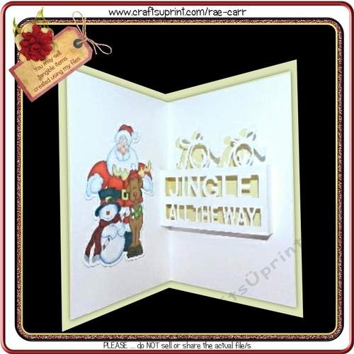 422 Jingle Bells Pop Up Insert
