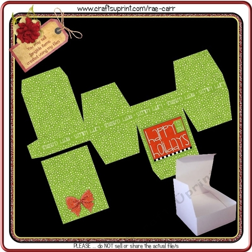590 Green Christmas Jewelry Gift Box