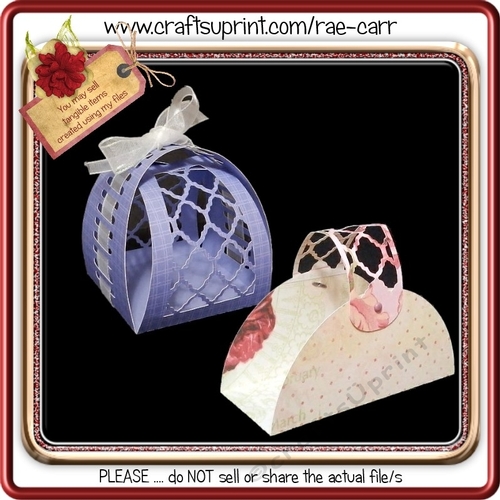 615 Pair of Favor or Treat Boxes