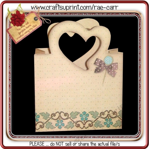 083 Heart Handle Gift Bag