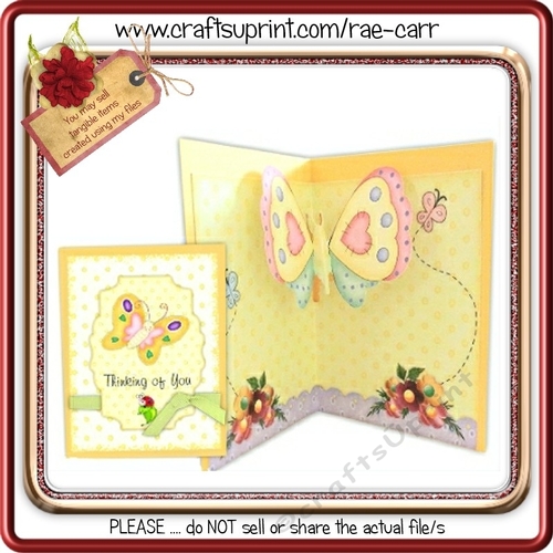 010 Butterfly Pop-up & Topper