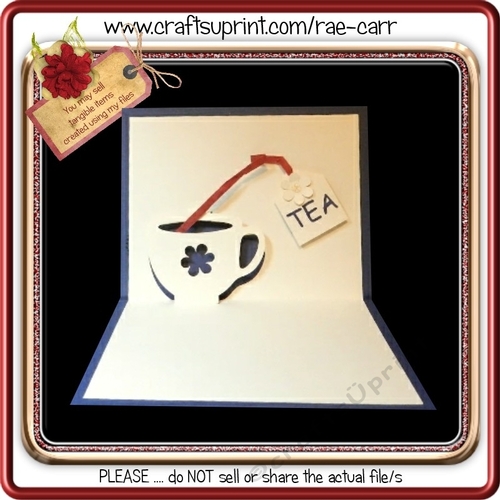 057 Cup of Tea Pop-up Insert