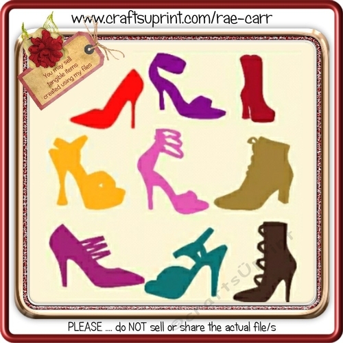 054 Shoe Fetish Diecuts