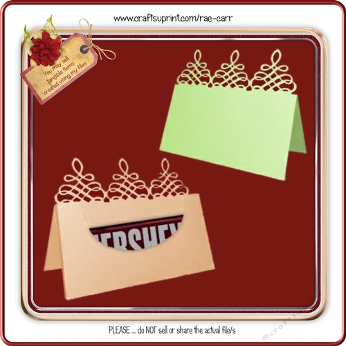 719 Fancy Card & Candy Holder Multiple Machine Formats