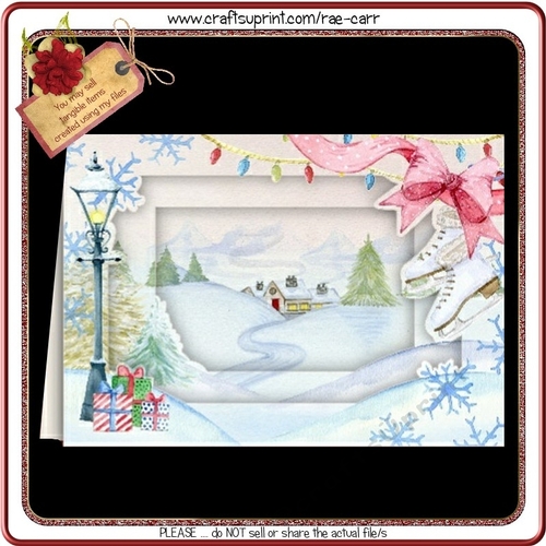 727 Christmas Home Tunnel Card