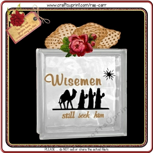 738 Wisemen Glass Block Vinyl