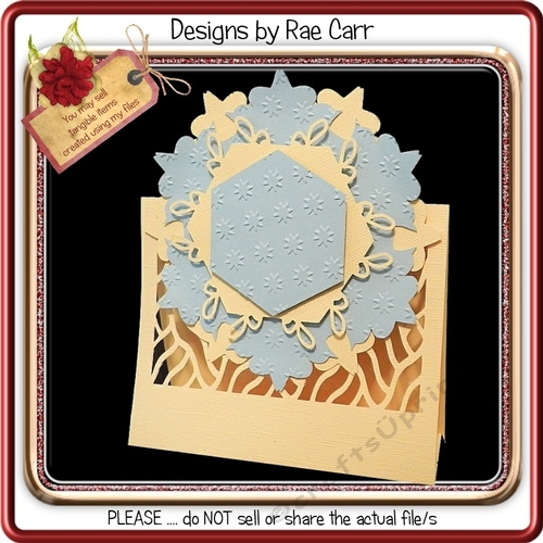 743 Over the Top Card & Topper  Multiple MACHINE Formats