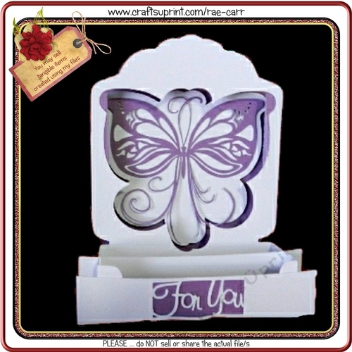 483 Butterfly Slice Card 