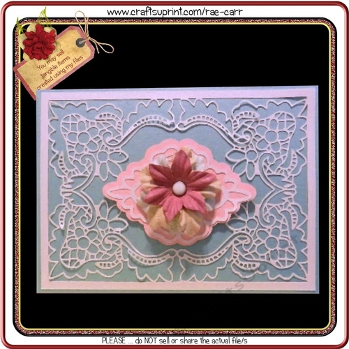 794 Fancy Oval Topper