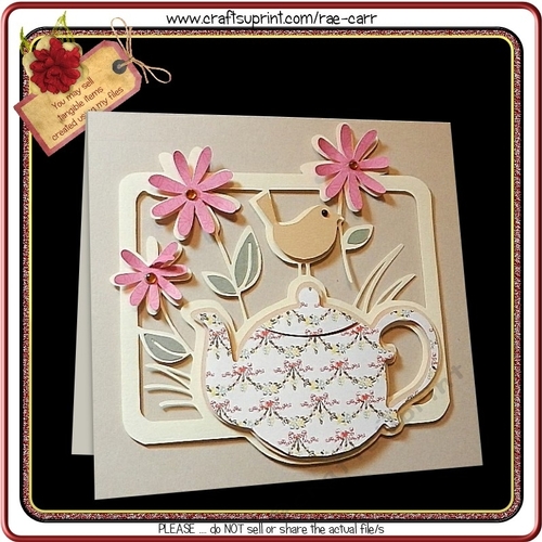 799 Flower & Teapot Multiple Machine Formats