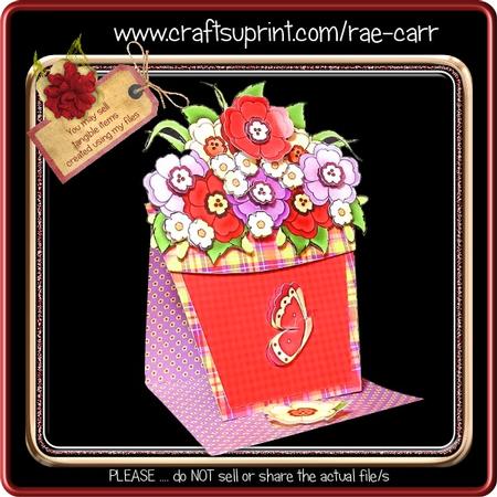 802 Flower Pot Easel Bright