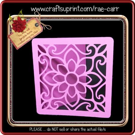 811 Flower Front Card
