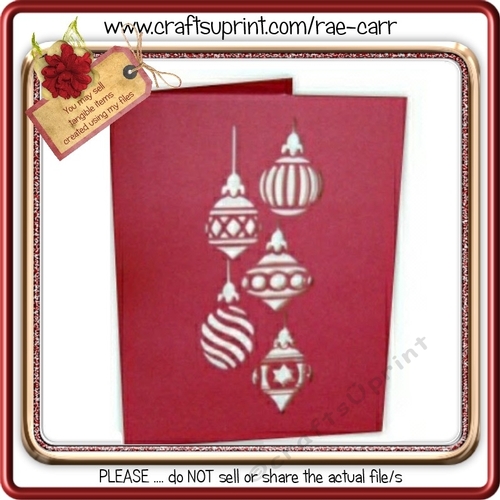 115 Christmas Ornament Card