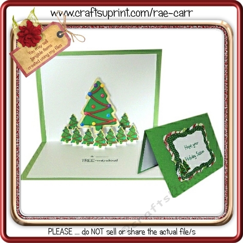 172 Christmas Tree Pop-up & Topper