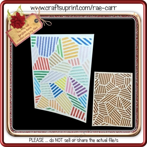 276 Stained Glass Card & Topper