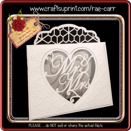 838 Mr & Mrs Over The Top Card