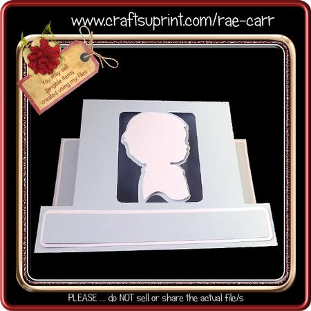 849 Baby Boy Step Card 