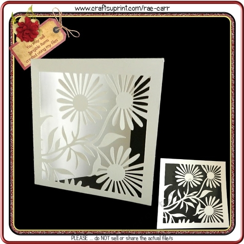 922 Daisies Card and Topper