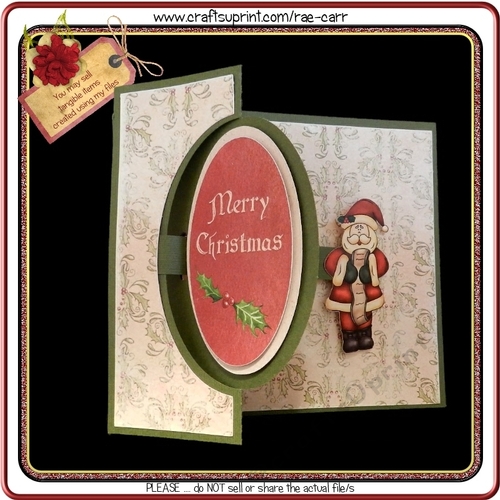 932 Christmas Santa Slider  KIT