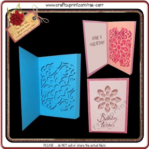 958 Fancy Box Card