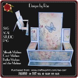 2618 Fancy Tall Step Card | Multiple Machine Formats