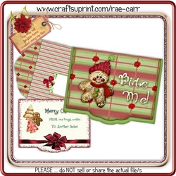 064 Gingerbread Humor Christmas Card