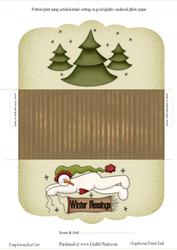 174 Christmas Angel Money Wallet