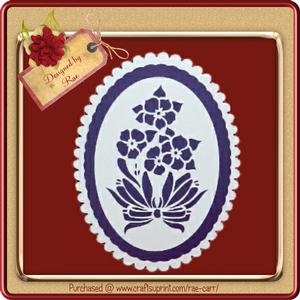 545 Flower Layered Topper