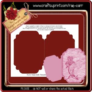 T021 Shaped Card Template *PNG*