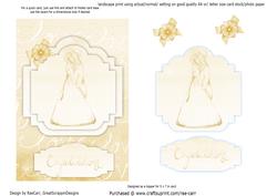 Ps005 Engagement or Wedding Couple Golds