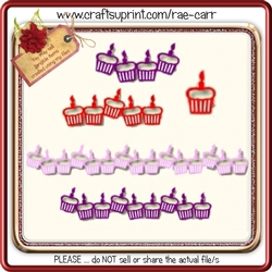 016 Cupcake Borders