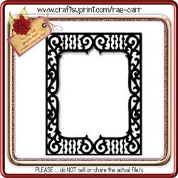 030 Ornate Ironwork Frame