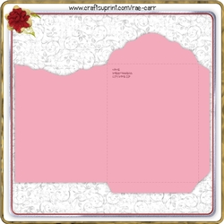 026 Envelope Template-scalloped Edge