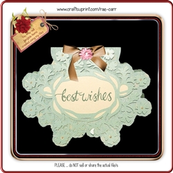 245 Shaped Flower Card and Insert