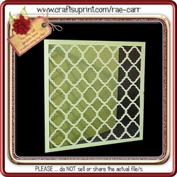 282 Lattice Card & Topper