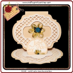 365 Lattice Layered Easel Card