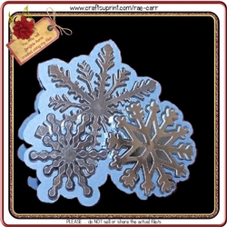 374 Snowflake Shaped Card