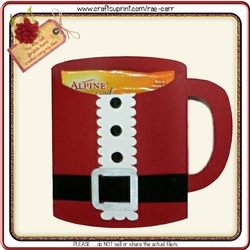 403 Christmas Mug Card HAND and MACHINE Formats