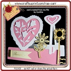 449 Heart and Key Card