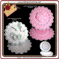 463 Fancy Scalloped Easel 1 Multiple Machine Formats
