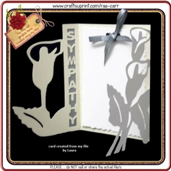 486 Calla Lilies Sympthy oir Religious Gatefold