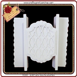 488 Scalloped Theater Card and Topper