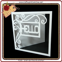 510 Open Front Sign Card & Topper