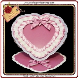 511 Pink Ruffle Easel