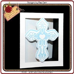 526 Layered Cross Card
