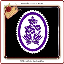 545 Flower Layered Topper