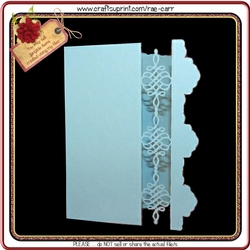 553 Frilly Border Card