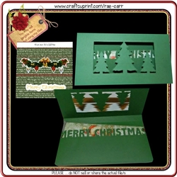 599 Christmas Trees Candy Card