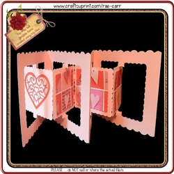 644 Scalloped Accordion Card